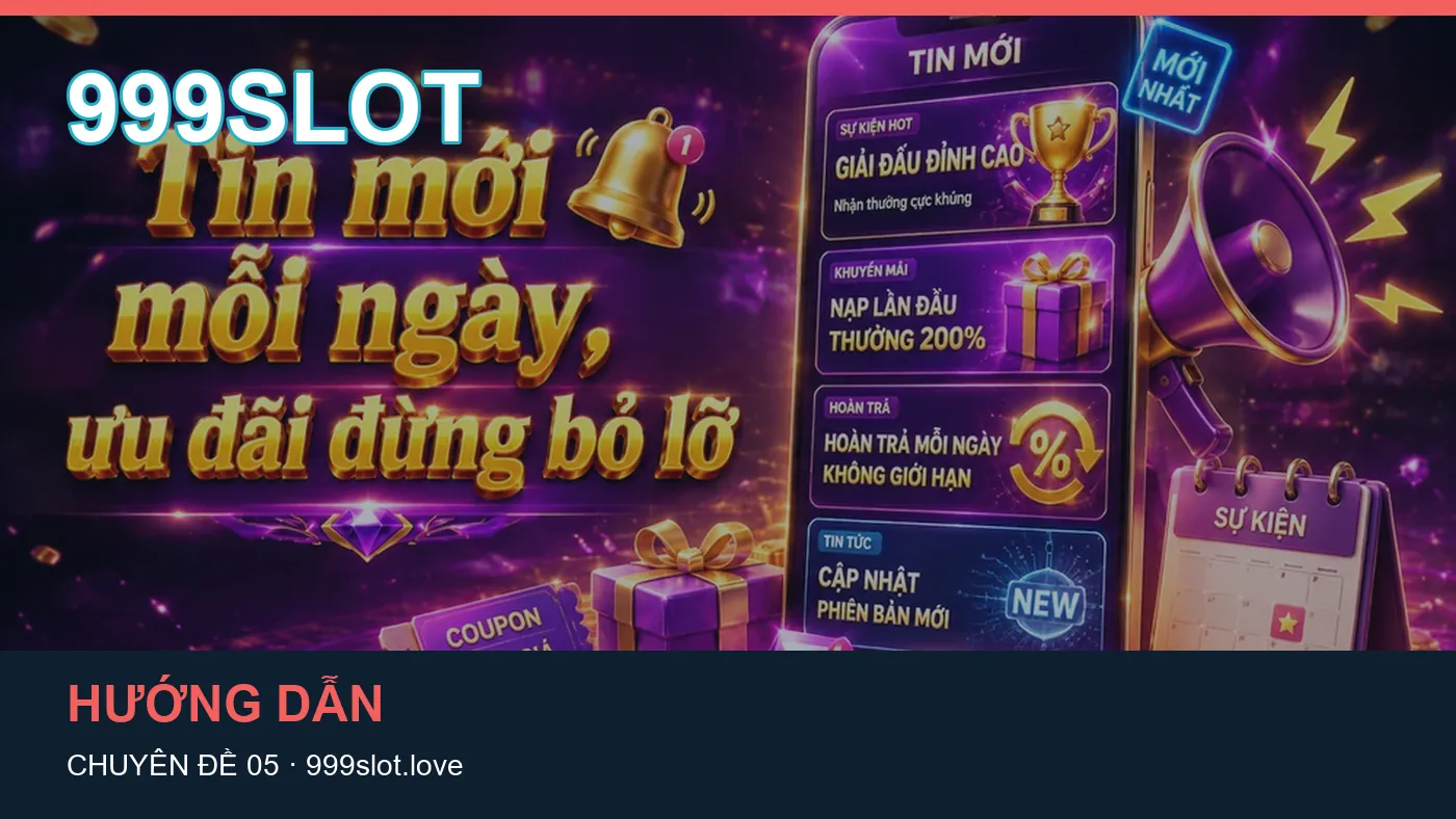 Đối chiếu nguồn và thời điểm cập nhật trong Casino trực tuyến của 999SLOT